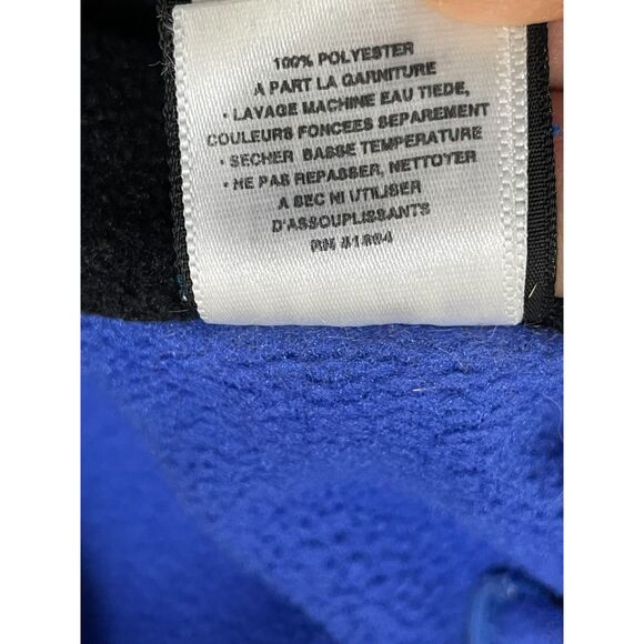 VTG Patagonia Capilene Men's 2XL Blue Jacket Polyester Fleece Retro Quarter Zip - Picture 5 of 9